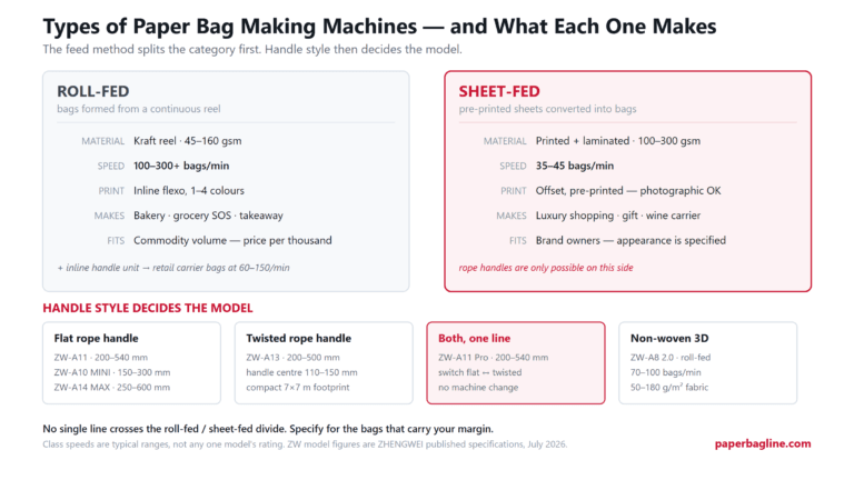 Types of Paper Bag Making Machines & Their Applications (2026)