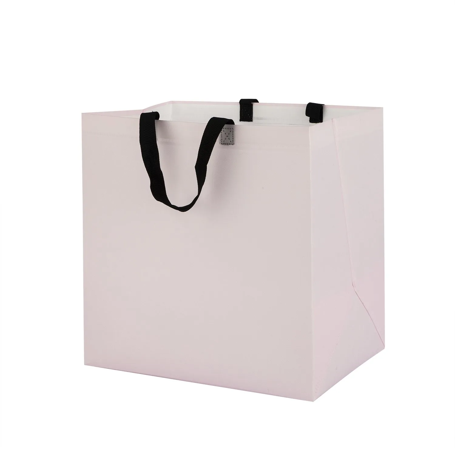 Plain white unprinted non-woven bag sample